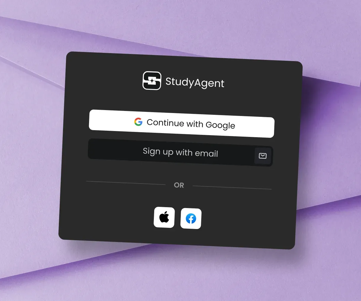 Sign up or log in