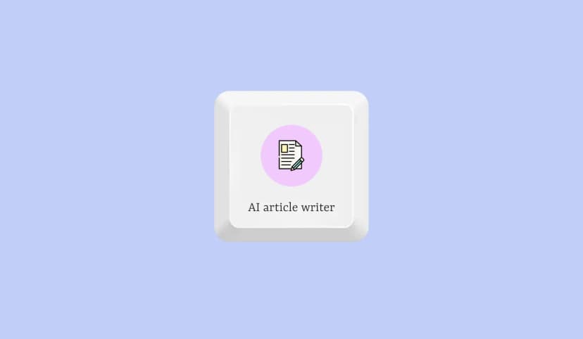 AI-article-writer