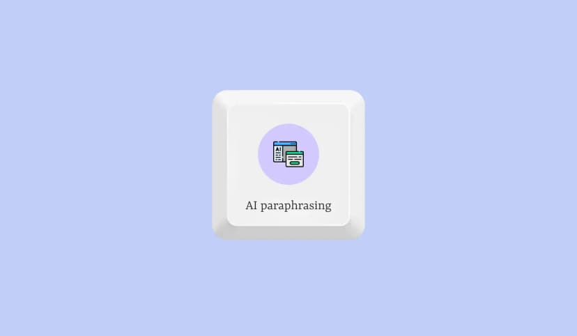 AI paraphrasing tool