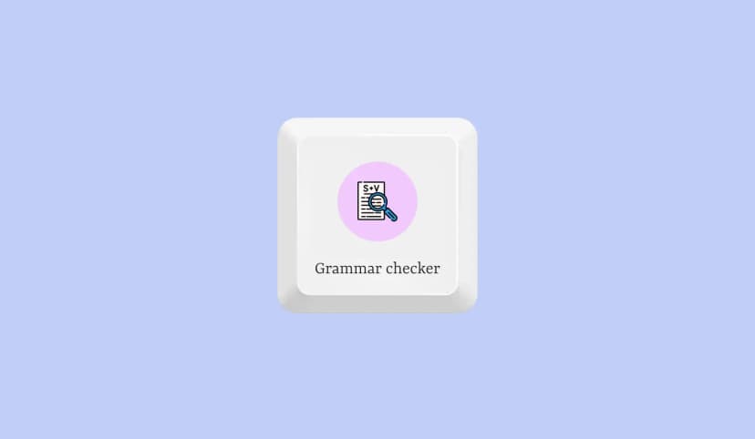 Grammar checker