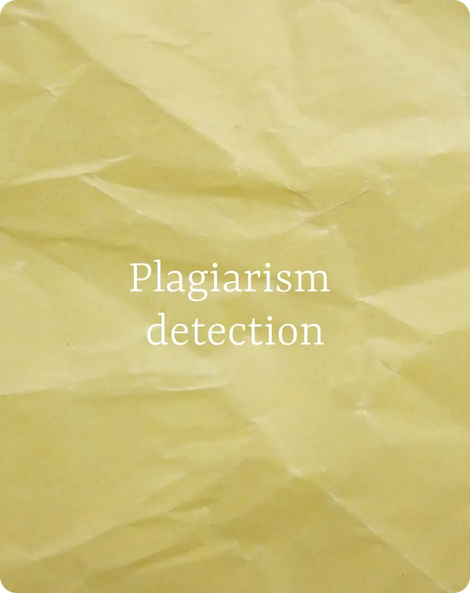 role of plagiarism detection