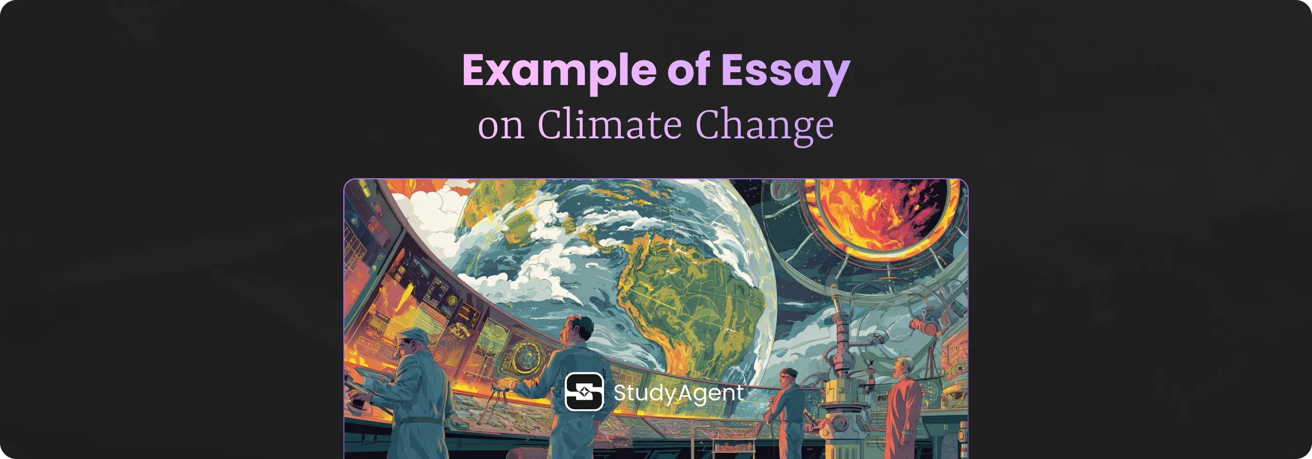 Example of Essay on Climate Change
