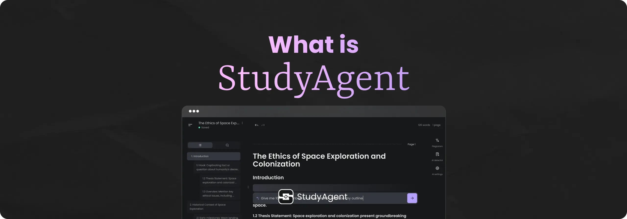 What is StudyAgent