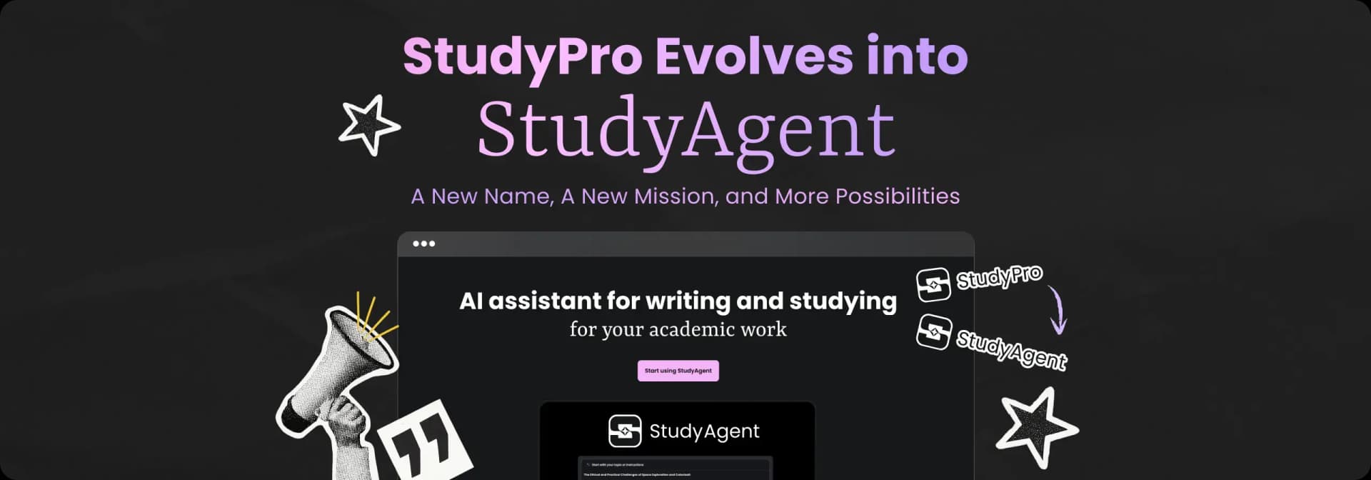 StudyPro Evolves into StudyAgent